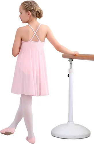 Miniatura 2 de Stelle - Vestido de bailarina para niña, con leotardo, estilo canesú, para gimnasia o ballet (para niñas pequeñas y grandes)