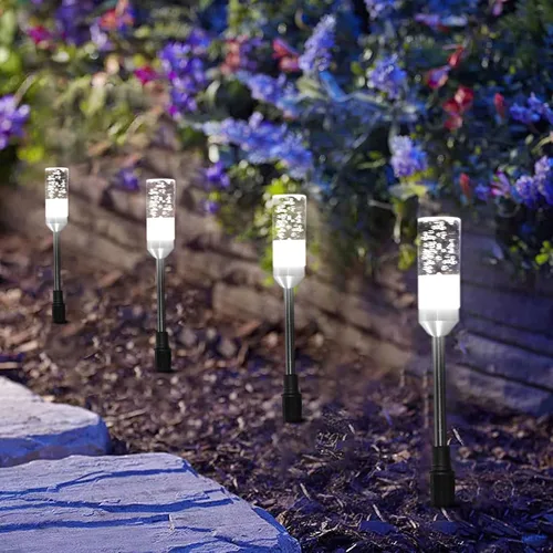 Miniatura 6 de B-right 3 luces de extensión para luces de camino, extensibles, impermeables, 0.8 W, 95 lúmenes por luz, blanco frío, 6000 K (sin adaptador)