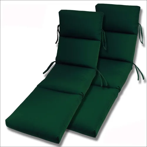 Miniatura 10 de Comfort Classics Inc. Sunbrella - Juego de 2 colchonetas acanalado para camastro en interior y exterior de 22 x 74 x 5 pulgadas (55.8 x 188 x 12 cm)