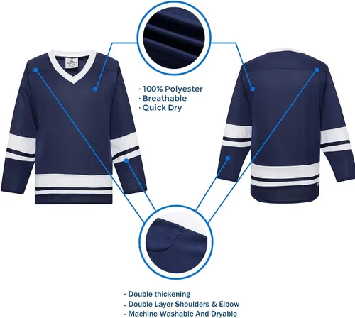 Miniatura 39 de EALER H400 Series Blank Ice Hockey Practice Jersey League Jersey Team Jersey
