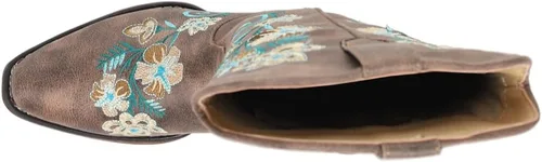 Miniatura 4 de Roper Women's Riley Floral Embroidery Snip Toe Boot