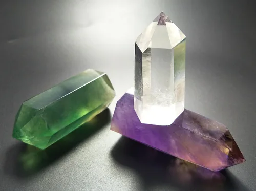 Miniatura 2 de Varitas de cristal curativo, barras de prisma facetadas para terapia de meditación de chakras de Reiki Deco