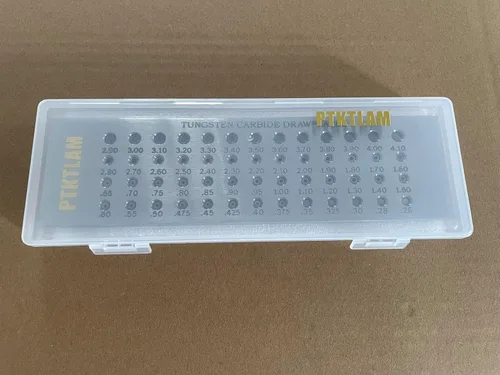 Miniatura 4 de Placa redonda de acero de carburo para joyería para fabricación de alambre de joyería (0.010-0.161 in, 52 agujeros)