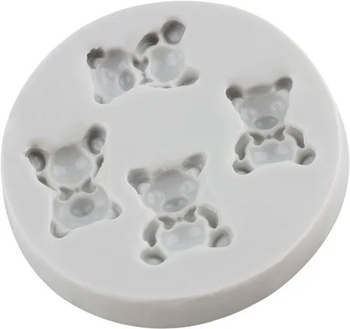 Miniatura 4 de Oso de peluche Molde de silicona de chocolate para osos de bebé, molde de fondant para decoración de tartas, decoración de cupcakes, pasta de goma
