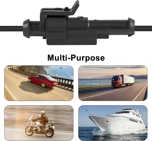 Miniatura 7 de 10 Piezas Conector de 1 Pin Impermeable Eléctrico Enchufe de 1 Pin Auto Cable Eléctrico Conectores de Desconexión Rápida Automotrices Conectores