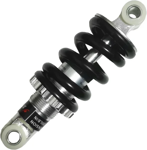 CYDZSW Amortiguador trasero universal, 125mm/4.92 pulgadas, amortiguadores de resorte de suspensión de 1200 libras, compatible con bicicleta