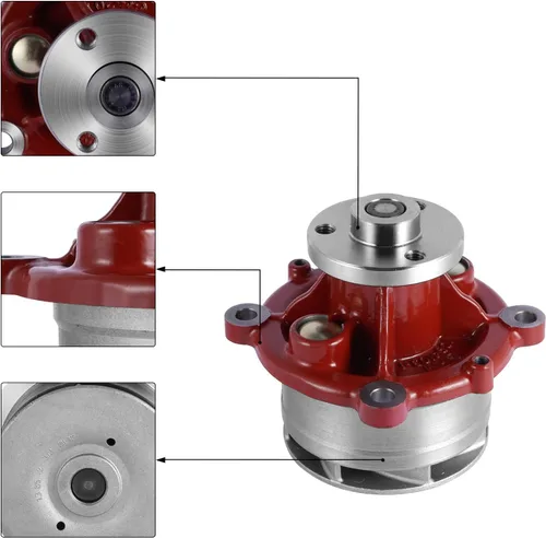 Miniatura 2 de AULINK 02937441 Bomba de agua 04500930 04259548 04206613 04205929 para Deutz TCD2013 TCD2012 108 118 128 120 130 150 175 BF4 M1012 , Volvo EC210