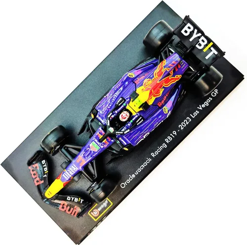 Miniatura 14 de 1:43 2023 F1 RB19 No. #1 Max Verstappen F1 No. #11 Sergio Pérez Formula Racing Aleación Coche Diecast Modelo (RB19 No.#1)