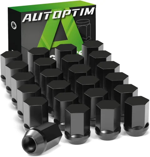 Miniatura 11 de AUTOPTIM Tuercas negras 9/16-18 – Reemplazo para Dodge Ram 1500 2002-2010, Dodge Durango 2004-2009, 20 piezas de altura de 1.54 pulgadas, hexagonal