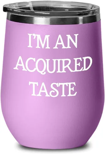 Miniatura 6 de I'm An Acquired Taste Wine Tumbler Travel Stemless Cup