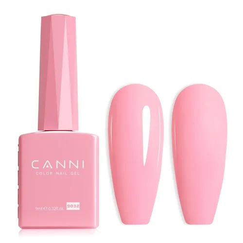 Miniatura 48 de CANNI - Esmalte de uñas de gel rosa claro - 1 unidad de 0.5 onzas, color rosa bebé, color rosa pálido de alto brillo, esmalte de uñas con remojo UV
