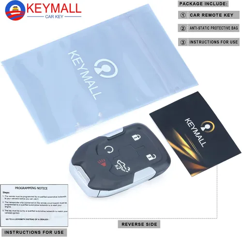 Miniatura 6 de Keymall Reemplazo de llavero remoto de entrada sin llave para GMC Acadia 2021 2022 2023 /para GMC Terrain 2021 2022 2023 2024/para Chevy Chevrolet