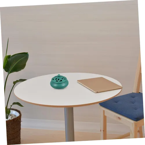 Miniatura 4 de Artibetter Cerámica Decoración Carbón Incienso Quemador Carbón Titular Cono Cerámica Incienso Tazón Cerámico