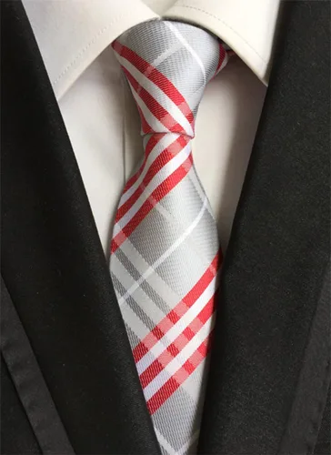 Miniatura 95 de WeiShang Lote de 6 corbatas clásicas de seda para hombre, corbatas tejidas jacquard