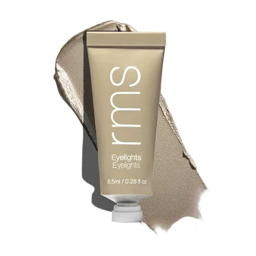 RMS Beauty Eyelights Crema de Sombra de Ojos, Sombra de Ojos en Crema Hidratante de Larga Duración para un Color Natural Luminoso y Ajustable,