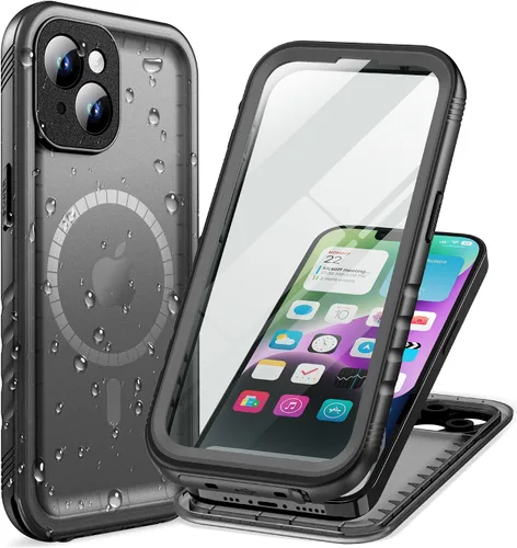 Miniatura 47 de Cozycase TOP Funda impermeable para iPhone 17 Pro Max - Grado militar resistente a todo 360 con protector de cámara de pantalla, doble IP68 a prueba