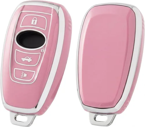 Miniatura 9 de ELOHEI Funda para llavero Subaru, accesorios para funda de llavero para Subaru Forester CrossTrek Outback WRX Ascent BRZ Impreza Legacy Premium Soft