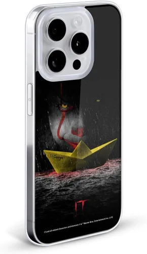 Miniatura 2 de Head Case Designs Funda de gel suave con licencia oficial de la película de TI Pennywise 2 Graphics compatible con Apple iPhone 15 Pro