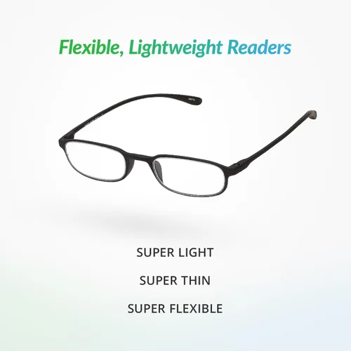 Miniatura 2 de SAV Flex 2 E5020 Slim Oval Super Flexible Reading Glasses - Durable, Lightweight Readers