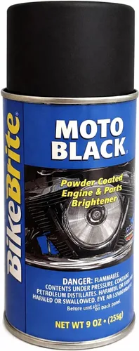Bike Brite MC53000 Limpiador para motor y ruedas con recubrimiento en polvo negro, 9 fl. oz.