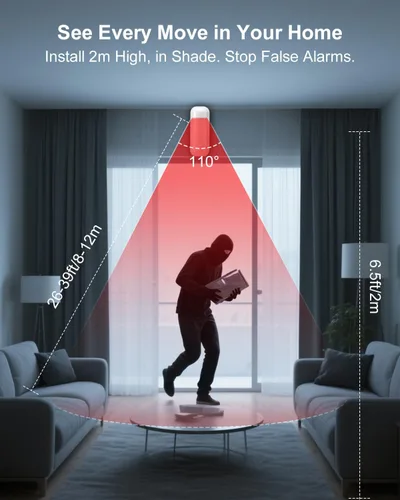 Miniatura 6 de Sistema de seguridad inalámbrico WiFi para el hogar, sistema de alarma inteligente para el hogar y la empresa, teclado ampliable, independiente