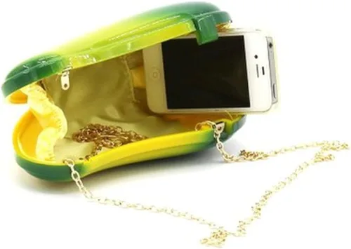 Miniatura 4 de Shiratori Bolso de noche de la PU de las mujeres de la forma del mango