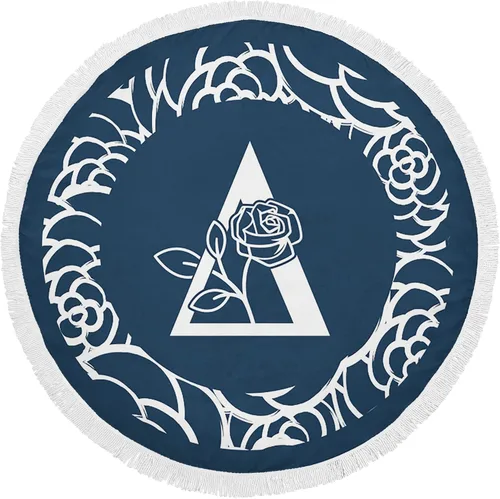 Miniatura 17 de Alpha Chi Omega Sorority - Toalla de playa redonda (60 pulgadas) de gran tamaño, súper absorbente, sin arena, gruesa toalla grande para piscina
