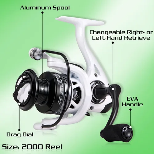 Miniatura 7 de Sougayilang Fishing Rod and Reel Combo, Medium Fishing Pole with Spinning Reel Combo, 2-Piece Fishing Combo