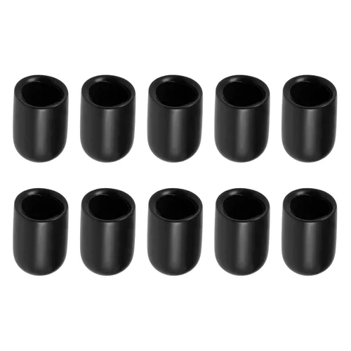 Miniatura 6 de Tapa protectora de rosca de tornillo, tapas de goma [para tornillo, perno] - 1/2" ID/negro/50pcs