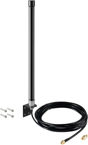 10dBi Antena WiFi de largo alcance de doble banda 2.4GHz 5GHz de fibra de vidrio para enrutador WiFi PCI-E Tarjeta de red Repetidor Cámara IP de