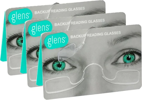 Miniatura 11 de glens Unisex Armless Reading Glasses - 3 Reading Glasses Men & Women Emergency Lightweight Pocket Ultra Thin Readers