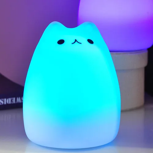 Miniatura 9 de Luz nocturna para niños, lámpara de rana con bonitas calcomanías de rana, lámpara de noche para dormitorio, luz nocturna para bebé, niña, niño