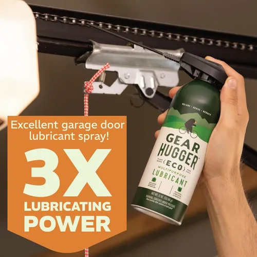 Miniatura 3 de Gear Hugger Lubricante Multiusos - Ecológico (11 oz, Paquete de 2), Removedor de Óxido - Spray Lubricante para Puerta de Garaje, Lubricante