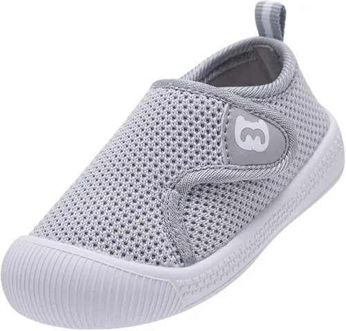 Miniatura 8 de BMCiTYBM Zapatos de bebé para niños y niñas, zapatos para caminar para niños pequeños, zapatos ligeros antideslizantes para 6, 9, 12, 18, 24 meses