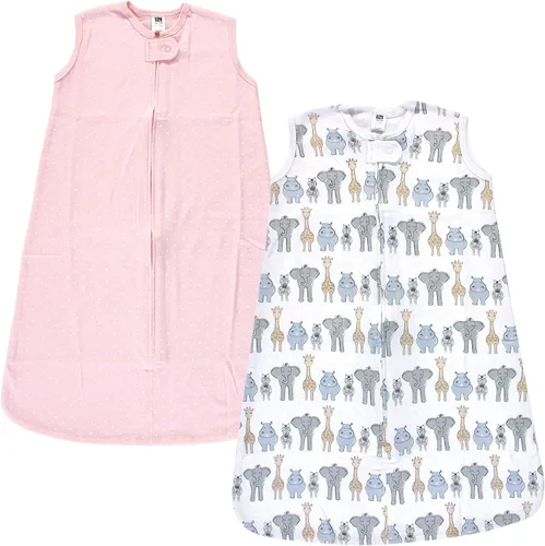 Miniatura 3 de Hudson Baby Saco de dormir sin mangas unisex de algodón entrelazado para bebé Naranja (Citrus)