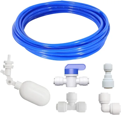 Kit de válvula flotante de tubo de 1/4 pulgada para sistema de ósmosis inversa de agua RO, válvula flotante de bola de filtro de agua, válvula
