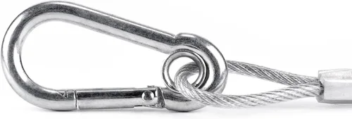 Miniatura 3 de MFL. Cables de seguridad para luces de escenario, carga de 110 libras, cuerda de seguridad de acero inoxidable de 31.5 pulgadas para luces