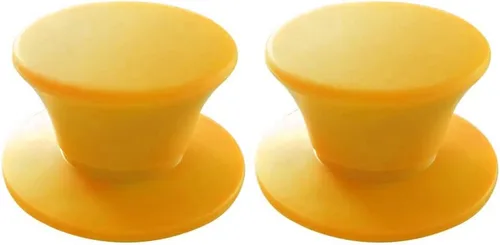 Miniatura 9 de Pomo universal de repuesto para tapas de olla, cubierta de silicona resistente al calor, asas de sujeción sin BPA, aptas para lavavajillas, se