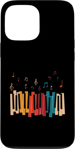 Miniatura 24 de iPhone 11 Pro Notas de Música Teclado Colorido Piano Case