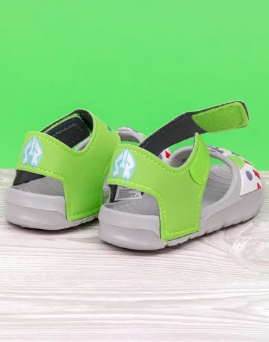 Miniatura 4 de Disney Toy Story Buzz Lightyear Sandalias para niños pequeños Deslizadores de superhéroes para niños y niñas con correa de apoyo Zapatos de verano