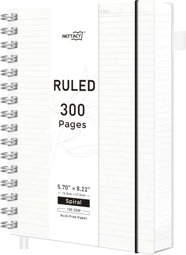 Miniatura 15 de RETTACY Cuaderno de bolsillo, 160 páginas forradas, tamaño mini A6 (4.5" × 5.7"), para trabajo, diario, escritura, papel grueso de 100 g/m²
