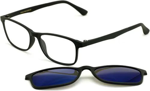 Miniatura 2 de TR90 - Gafas de lectura negras con clip para lentes de sol