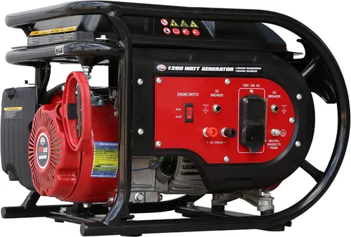 Miniatura 6 de All Power America Generador portátil de combustible dual de 10000 vatios a gas/propano resistente con arranque eléctrico, negro