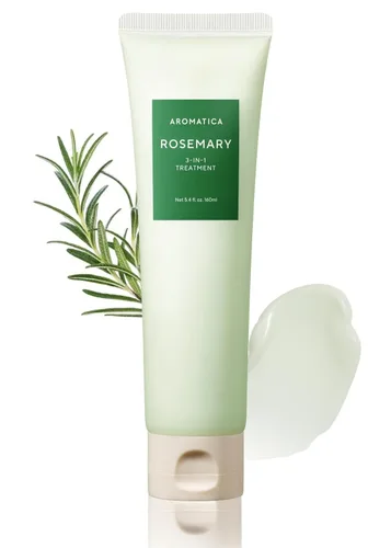 Miniatura 12 de AROMATICA Acondicionador para engrosar el cabello, acondicionador vegano para cabello dañado y cabello seco, acondicionador hidratante, sin silicona