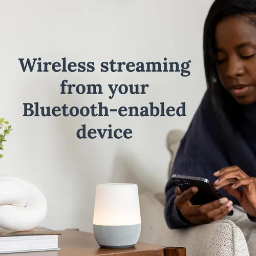 Miniatura 7 de Yogasleep Máquina de sonido de ruido blanco dúo y luz nocturna, 30 sonidos naturales, altavoz inalámbrico Bluetooth para viajes, privacidad