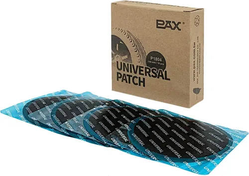 Miniatura 8 de PAX 50 Piezas 32mm Parches Universales Redondos de Reparación de Tubo y Neumático, para Neumáticos Radiales y de Capas de Polarización, Motocicleta