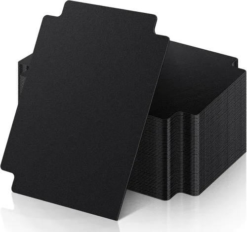Miniatura 8 de 60 piezas de separadores de tarjetas comerciales con pestañas, separadores de tarjetas en blanco, caja de tarjetas en blanco, separadores