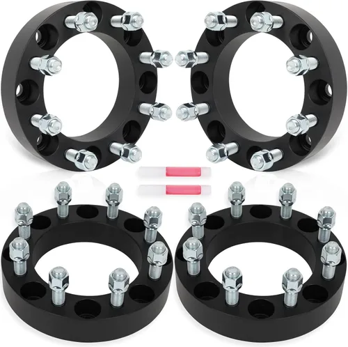 Miniatura 11 de SCITOO 4 espaciadores de rueda de 1 pulgada, 4 lengüetas de 0.157 x 3.937 in a 0.157 x 3.937 in, pernos de 0.472 x 0.059 in, compatibles