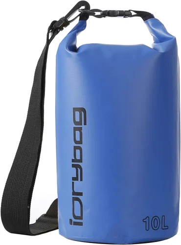 Miniatura 54 de IDRYBAG Bolsa seca para kayak impermeable 2L/5L/10L/15L/20L, pequeña bolsa impermeable para navegación