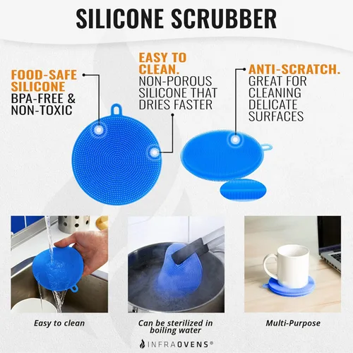 Miniatura 5 de Accesorios para freidora de aire XXL compatibles con Ninja Foodi, Cuisinart, Gowise, Instant Pot, Kalorik, Power XL, parrilla PowerXL + más
